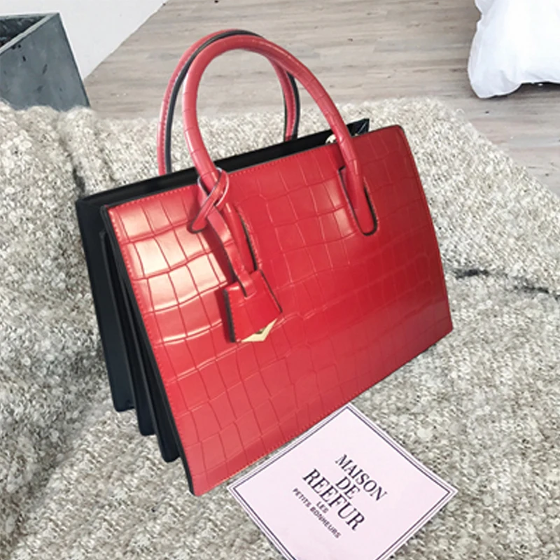 

Women's bag 2018 new shoulder bag fashion casual Messenger bag stone pattern atmospheric handbag wild female bag