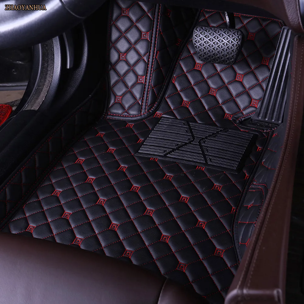 Custom fit автомобильные коврики специально для Audi A4 B5 B6 B7 B8 allraod Avant A3 A6 C6 C7 A7 A8 Q3 Q5 Q7 5D Стильный коврик для автомобиля ковры