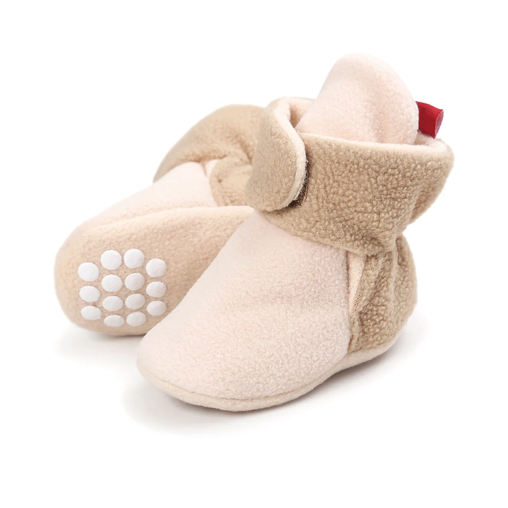 

Winter Boots Newborn Shoes Baby Infant Kids Boy Girl Soft Sole Faux Fleece Toddler Crib Shoes Unisex Infant Booties 0-18 Months