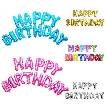 

Foil Balloons Happy Birthday Balloons balls Party Decorations kids Baby Shower Helium Ballon Wedding Decoration birthday ballons