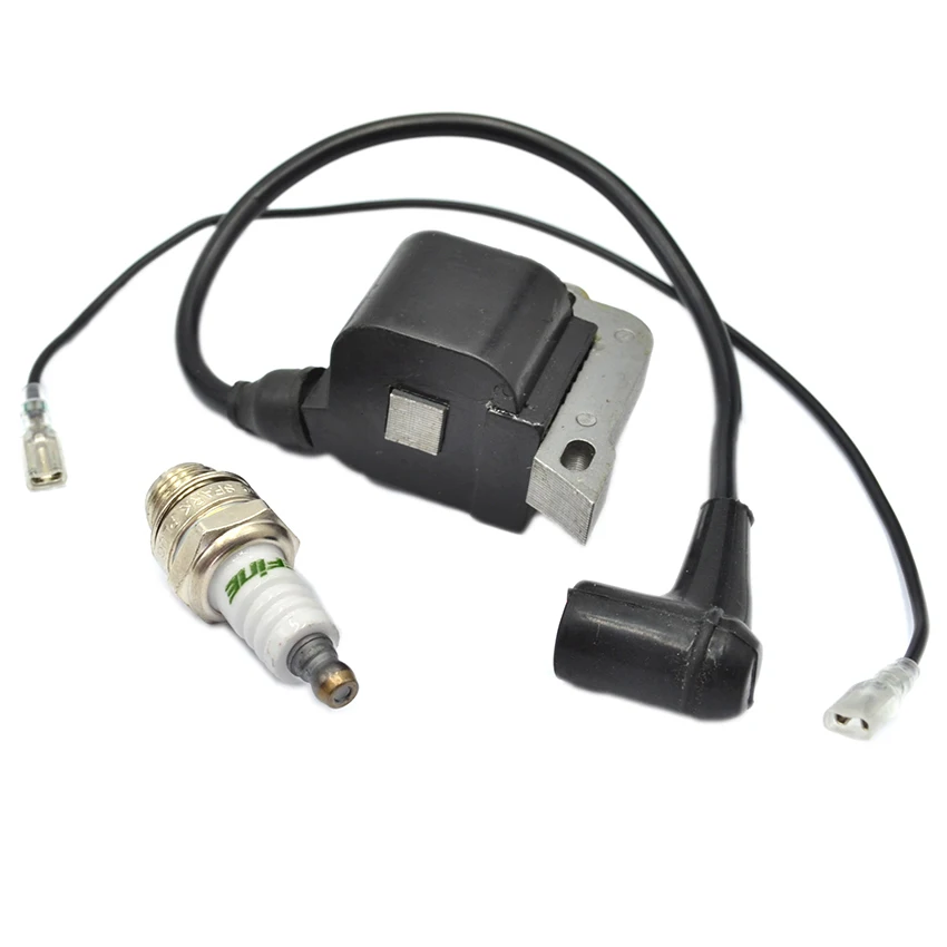 Ignition Coil Spark Plug L7T Kit For Husqvarna 50 51 55 254 257 261 262