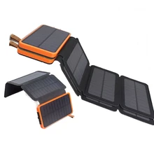 KERNUAP 8W Solar battery sunpower 20000mah universal Portable Mobile Phone power bank Charger Outdoor Emergency External Battery