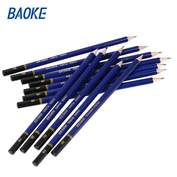 

Wooden Lead Pencils HB 12Pcs Black Lead Standard Pencil Painting Drawing Sketch Pencil Student School Writing Supplies PL1600