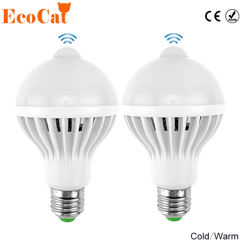 led pir light bulbs