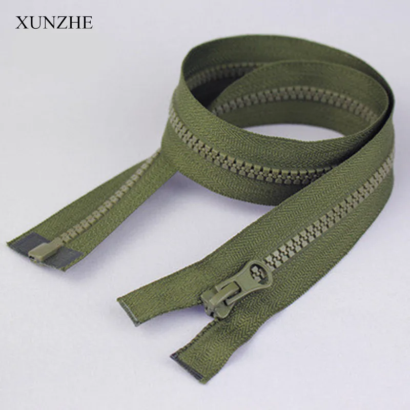 

XUNZHE 50CM 1pcs open-End Resin Zippers/ Multi-color #5 Zippers For DIY Sewing Coat For Adults And Children 18 Colors Available