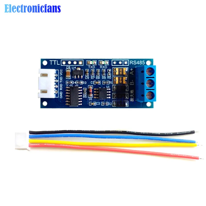 Ttl к RS485 3,3 В 5 в блок питания преобразователь модуль управления для Arduino AVR широкий напряжение сингальный индикатор управления Лер