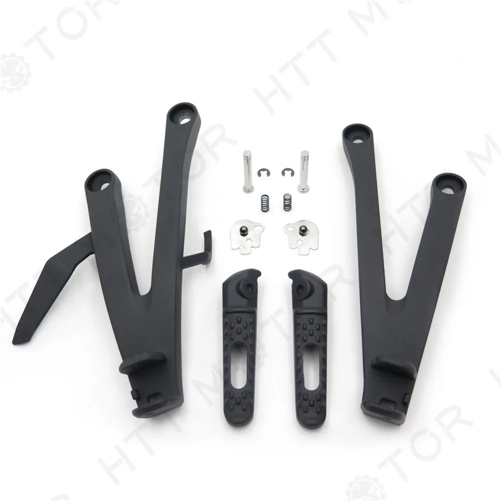 Aftermarket Мотоцикл PartsRear Пассажирские подножки Кронштейн Подходит для Honda CBR600RR 2007 2008 2009 2010 2011 черный