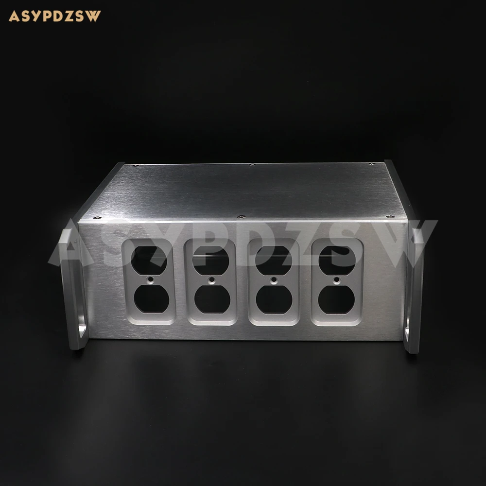 Aluminum US AC Power Distributor 8 outlet Power supply box With handle
