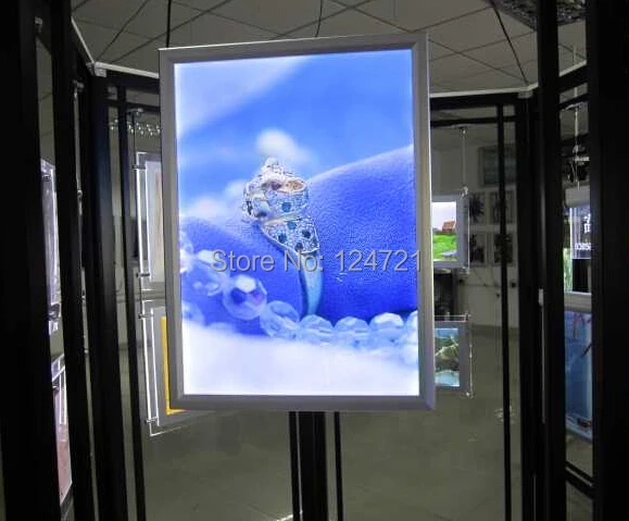 Displays de Sinalização de Publicidade Publicidade ao ar Caixa de Luz Quadro de Cartaz 400mm x 600mm ao ar Livre Fino Led