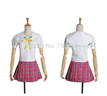 Kisstyle fashion anime hentai prince y el gato de piedra azusa azuki paño cosplay uniforme, cualquier tamaño (sin Alas)