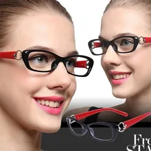 1,0~+ 3,5 красные фиолетовые цветные модные женские очки для дальнозоркости, оптические очки, женские очки для чтения