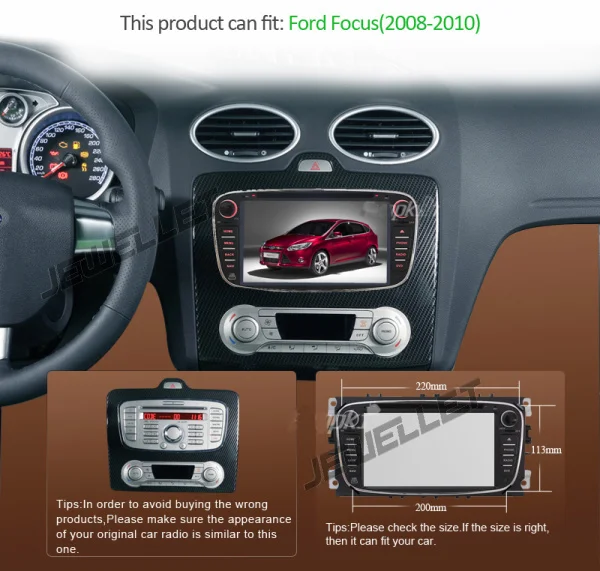 Cheap 10.1" Quad core 1024*600 HD screen Android 9.0 Car GPS radio Navigation for ford Mondeo Focus S-max C-Max Transit Galaxy 0