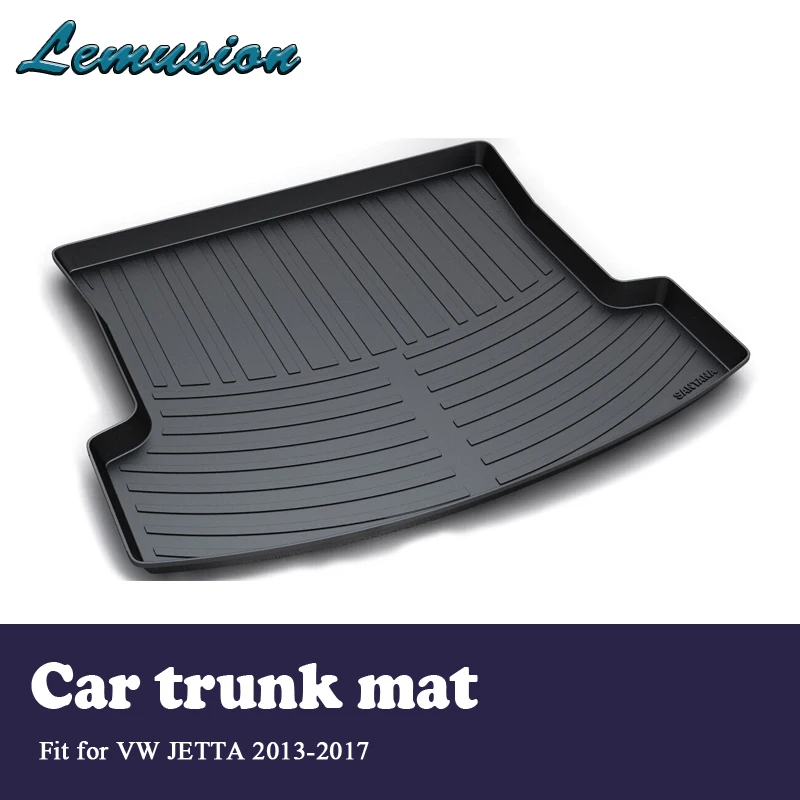 1Set Car Cargo rear trunk mat For VW Jetta Mk6/A6 2013 2014 2015 2016 2017 Boot Liner Tray Waterproof Anti-slip Accessories |