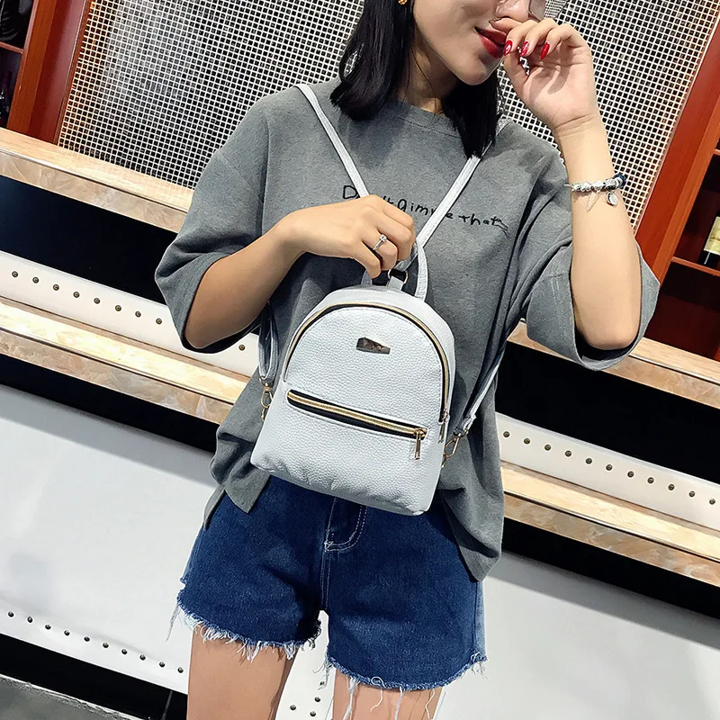 2018 NewStyle ShoulderBagFemale Колледж Breeze путешествия рюкзак женская мода Повседневное мини