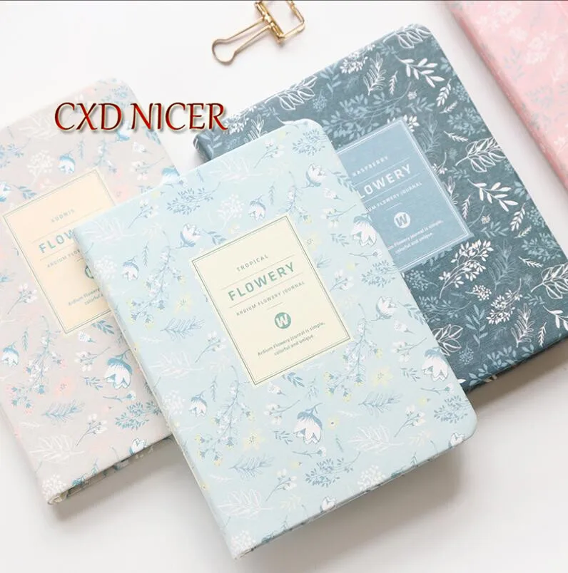 

Small Fresh Floral 2018 Planner Notebook A6 Horizontal Line Weekly Paper Journal Stationery School Supplies DD1965