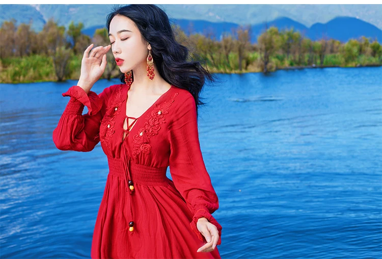 Акция на Украину,, vestidos mujer, платье, Vadim, распродажа, хлопок, для женщин,, лето, высококачественные праздничные платья винного цвета
