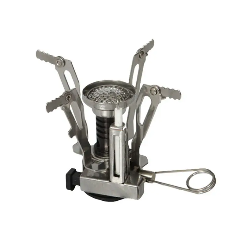 

Camping Outdoor Stove Mini Gas Stoves Ultra-light Alloy Equipment Stove Gas Outdoor Cooker Miniature Picnic Tool