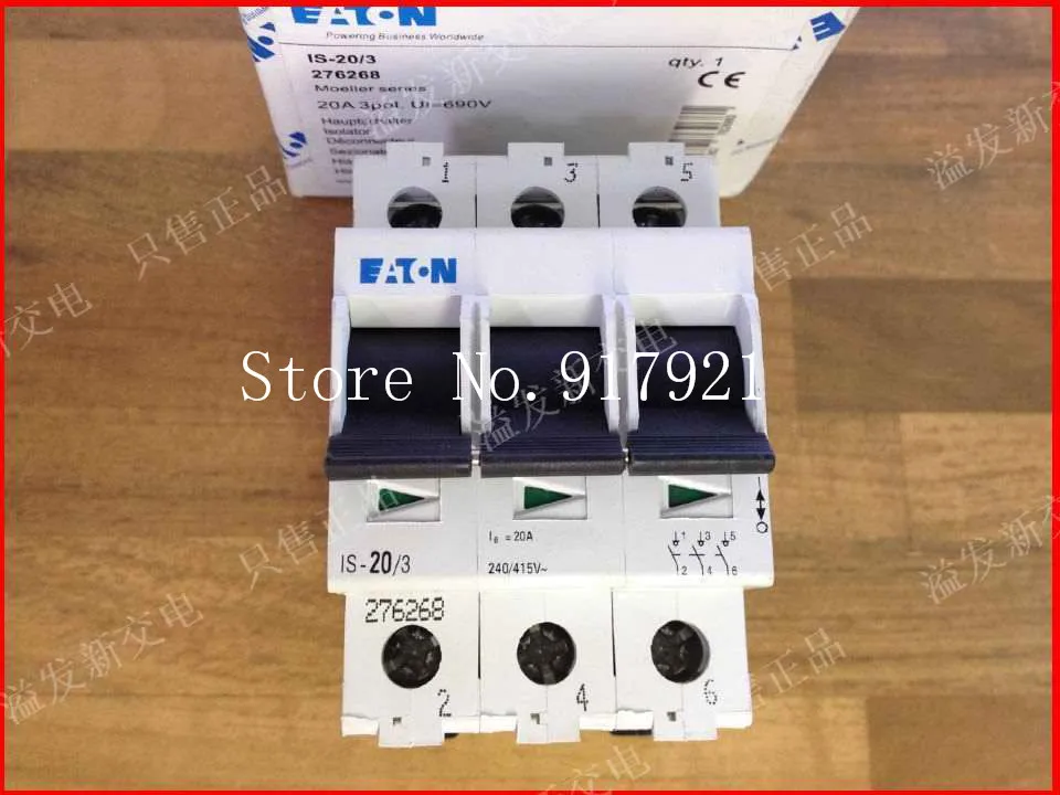 

[ZOB] - - IS-20/3 3P20A import switch load switch disconnector safety switch --2PCS/LOT