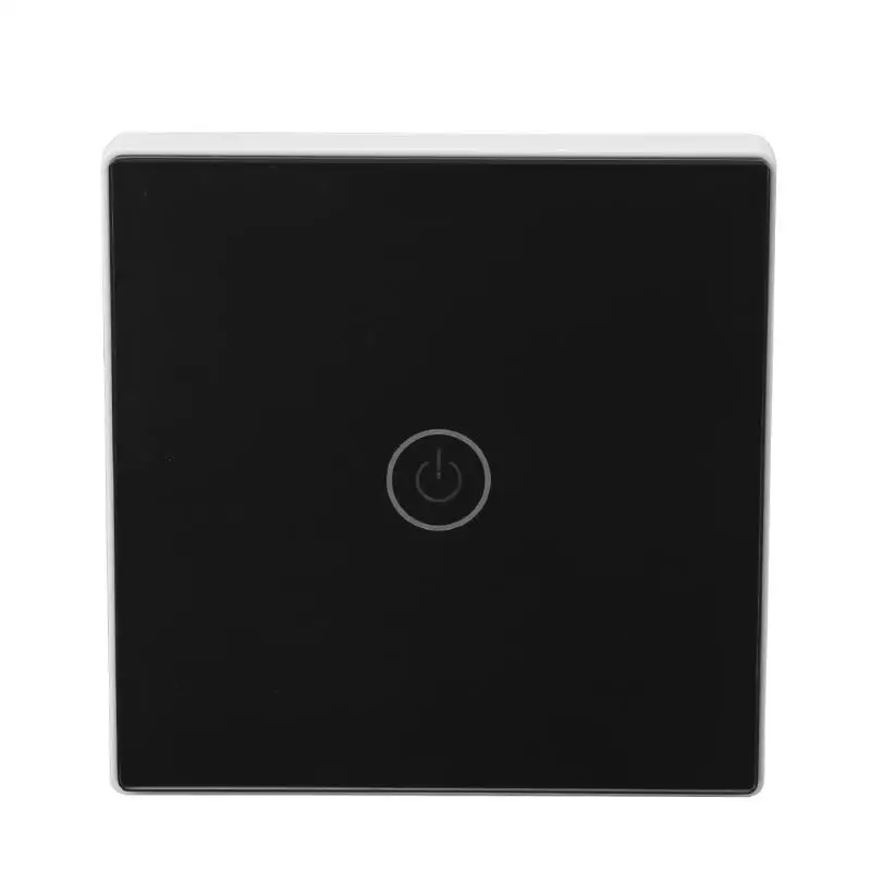 

100V-240V Touch Switch AC 1-Gang RFID Wireless Remote Control Light Touch Switch Panel+ 1 Wireless Receiver