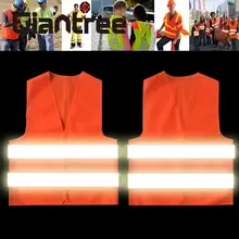 Giantree жилет безопасности Светоотражающая Одежда дышащая Светоотражающая куртка безопасности склад на открытом воздухе спортивная светоотражающая лента безопасности