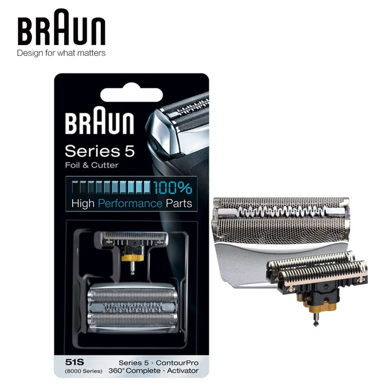Сменные лезвия для Электробритва Braun 51S 5 головок бритвы (8998 8595 8590 5643 5644 5645 550 новый
