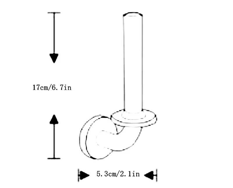 size 2306a stand paper holder