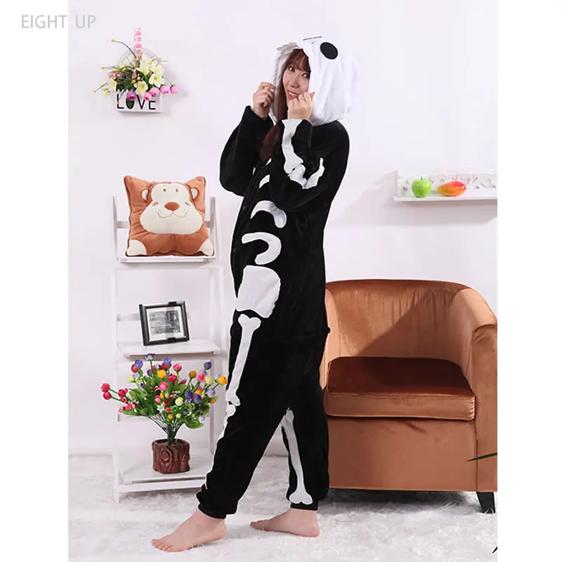 Eight Up Kigurumi комбинезон косплей костюм для сна Унисекс Взрослые пижамы одежда для сна комбинезон ночная рубашка платье одежда для вечеринок