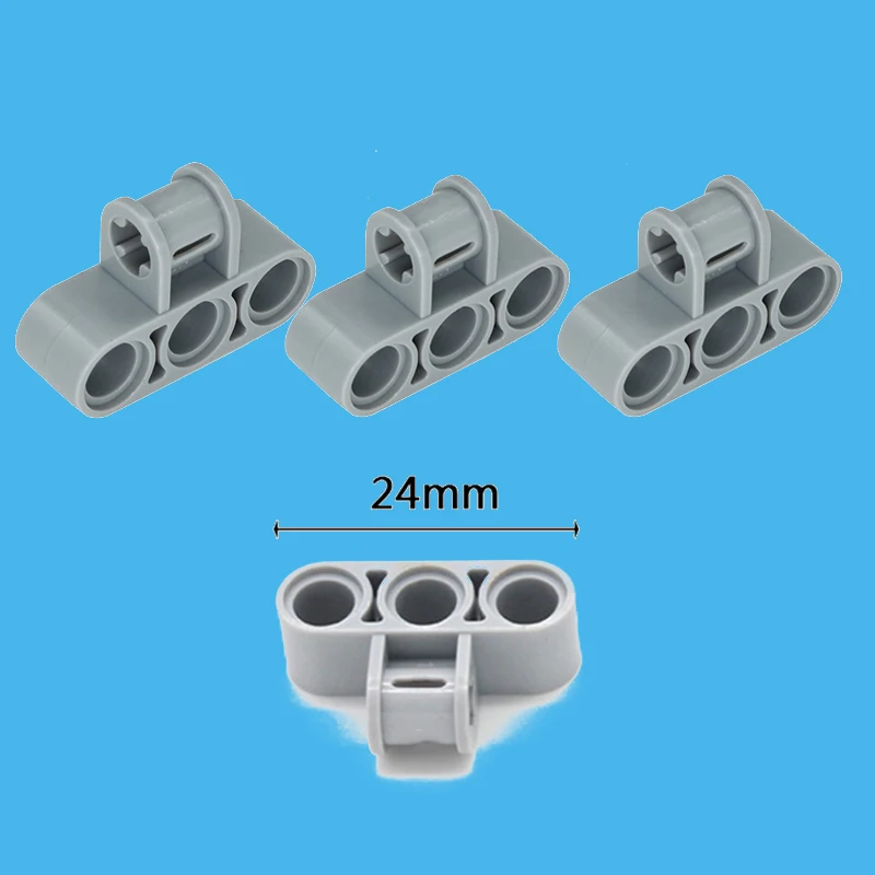 

20Pcs/lot Technic Axle and Pin Connector Perpendicular Triple Building Block Parts Toys for Children Compatible with No.63869