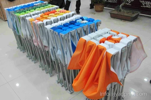 8FT Straight Tension Fabric Pop-up Banner Display Stand (Frame & Graphic)