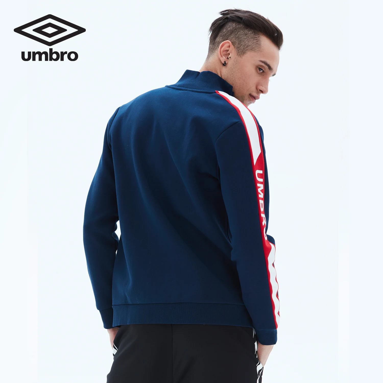 Umbro Новое мужское весеннее спортивное пальто для Отдыха Кардиган спортивная одежда свитер UO181AP2401