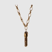 Бутик amorita античная отделка кисточки кулон ожерелья