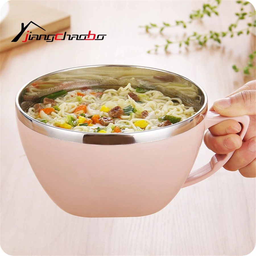 Buy Pure Color Ramen Instant Noodles Bowl Large Student Lunch Box Household