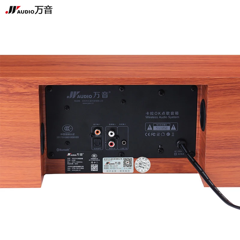 JY Audio 600k Bluetooth 5,1 деревянный динамик караоке динамик домашний кинотеатр аудио звуковая система музыкальный усилитель с микрофоном для ПК