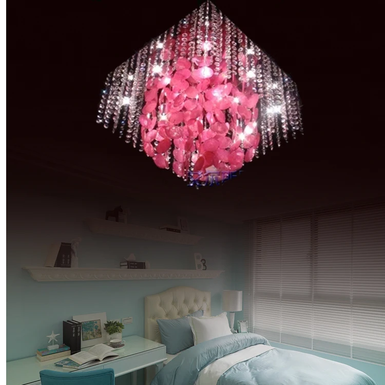 

Modern brief rustic wall lamp bedroom crystal flower living room lamps fashion personality bedside lamp