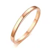 Vnox Basic 2MM Thin Wedding Rings for Women High Polished Stainless Steel Female Girl Finger Anel Alliance anillo femenino 5