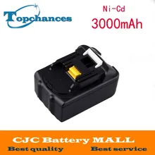 High capacity 18V 3000Ah Li Ion Replacement Power Tool Battery for Makita 18V 194205 3 194309
