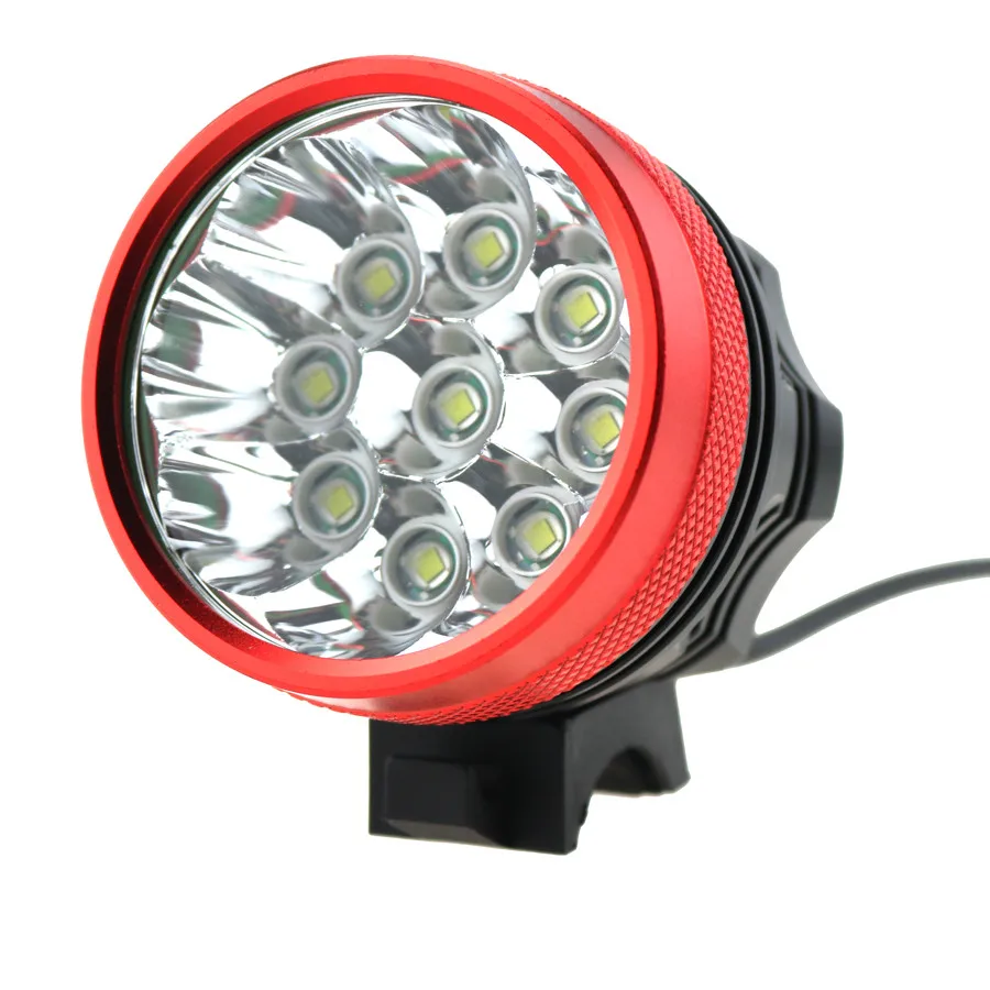 Perfect 9T6 Bike Light 15000 Lumen Waterproof 9xCree XM-L T6 LED Bicycle Light Lamp 3 mode + 8.4V 8800mah 18650 Battery Pack + Charger 8 Perfect 9T6 Bike Light 15000 Lumen Waterproof 9xCree XM-L T6 LED Bicycle Light Lamp 3 mode + 8.4V 8800mah 18650 Battery Pack + Charger 8