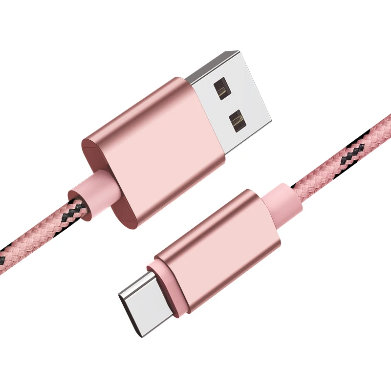 MOFI безопасный USB Type-C кабель для Xiaomi mi 8 Pro Se Lite Быстрая зарядка кабели для передачи данных для Huawei Mate 20 P10 Plus 9 Pocophone зарядное устройство - Цвет: Pink