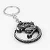 Popular Game Aliens Predator Key Chain Vintage Bronze AVP Alien Queen Keychain Fashion Metal Alloy Pendant Keyring For Fans ► Photo 3/6