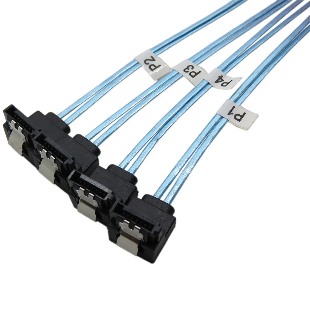 Кабель Mini SAS SFF 8087 4 SATA 4i SFF8087 36P к 7P кабель 12 Гбит/с 100 см TK0905 высокое качество|sata