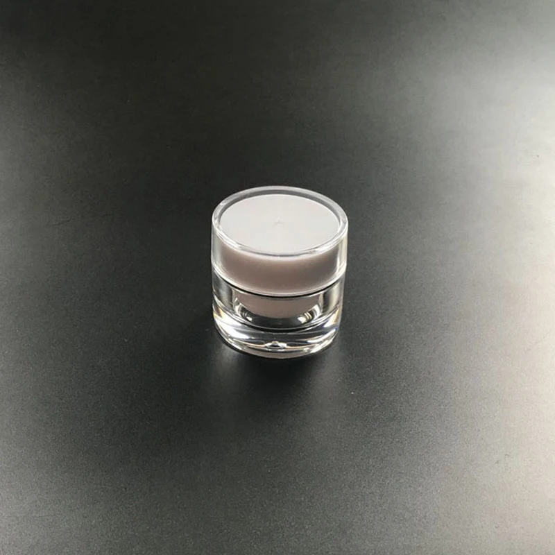 

20g plastic/acrylic double wall white jar ,round shape cosmetic container,empty cream jar,Cosmetic Jar,Cosmetic Packaging