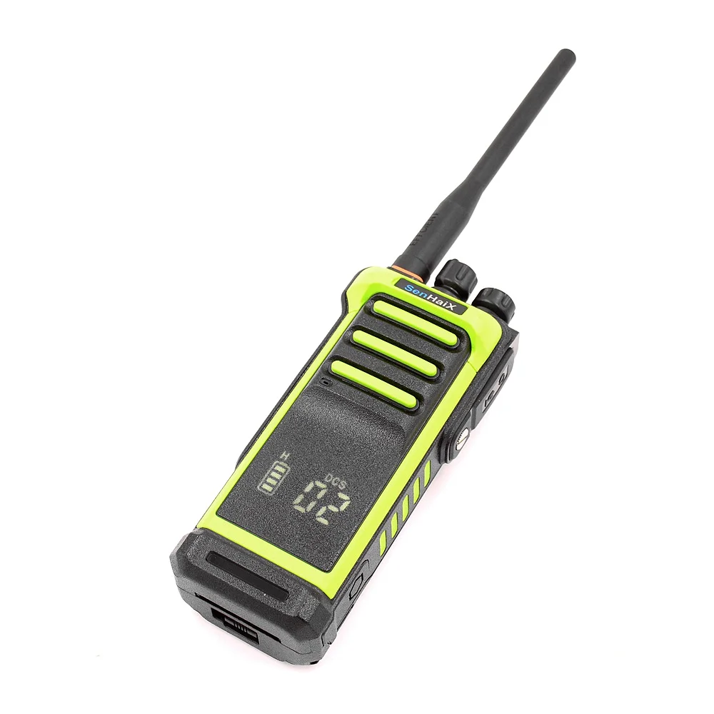 SenHaix GT-10 двухканальные рации светодиодный экран двухстороннее FM радио VHF 136~ 174Mhz водонепроницаемый ham приемопередатчик наружное соединение