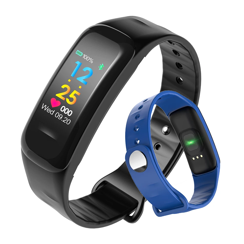 Умный Браслет фитнес трекер Bluetooth Smart Band цветной экран сердечного ритма