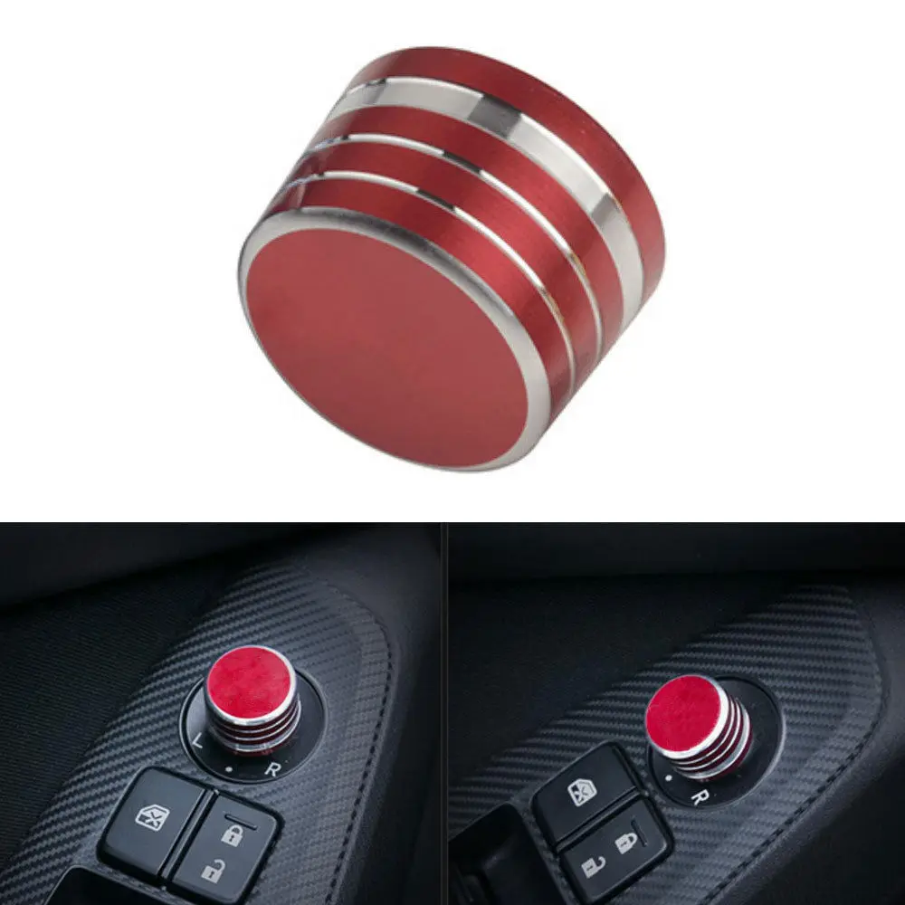 Принадлежности для шашлыков@ FUKA двери автомобиля зеркальный переключатель заднего вида кольцо накладка синий/золотой/красный подходит для Mazda M3 Axela CX-5 M6 CX-3