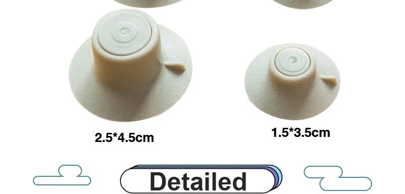 4pcs Laptops Sucker Holder Cooling Suction Cup Bracket Pad Stand Storage Organizer Height Increase Home Office Organization PVC_02