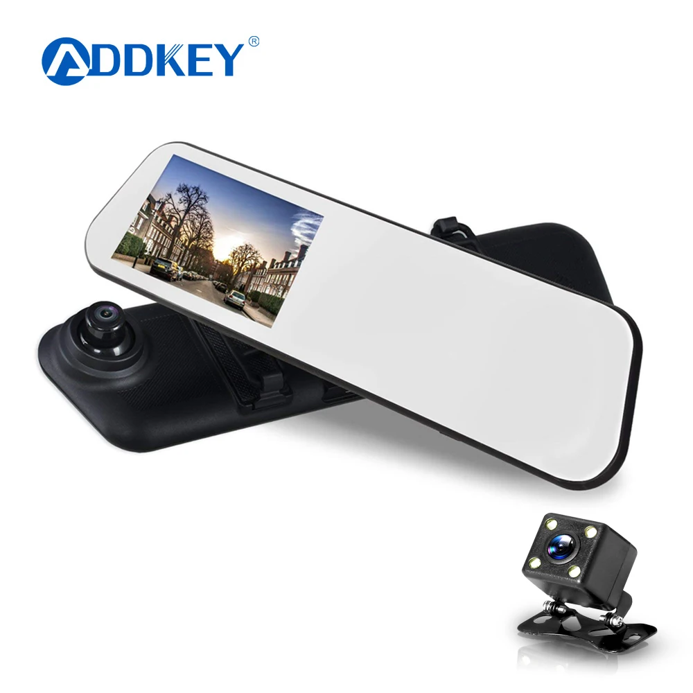 dash cam mirror car dvr mirror dual dash camera dual cameras mirror