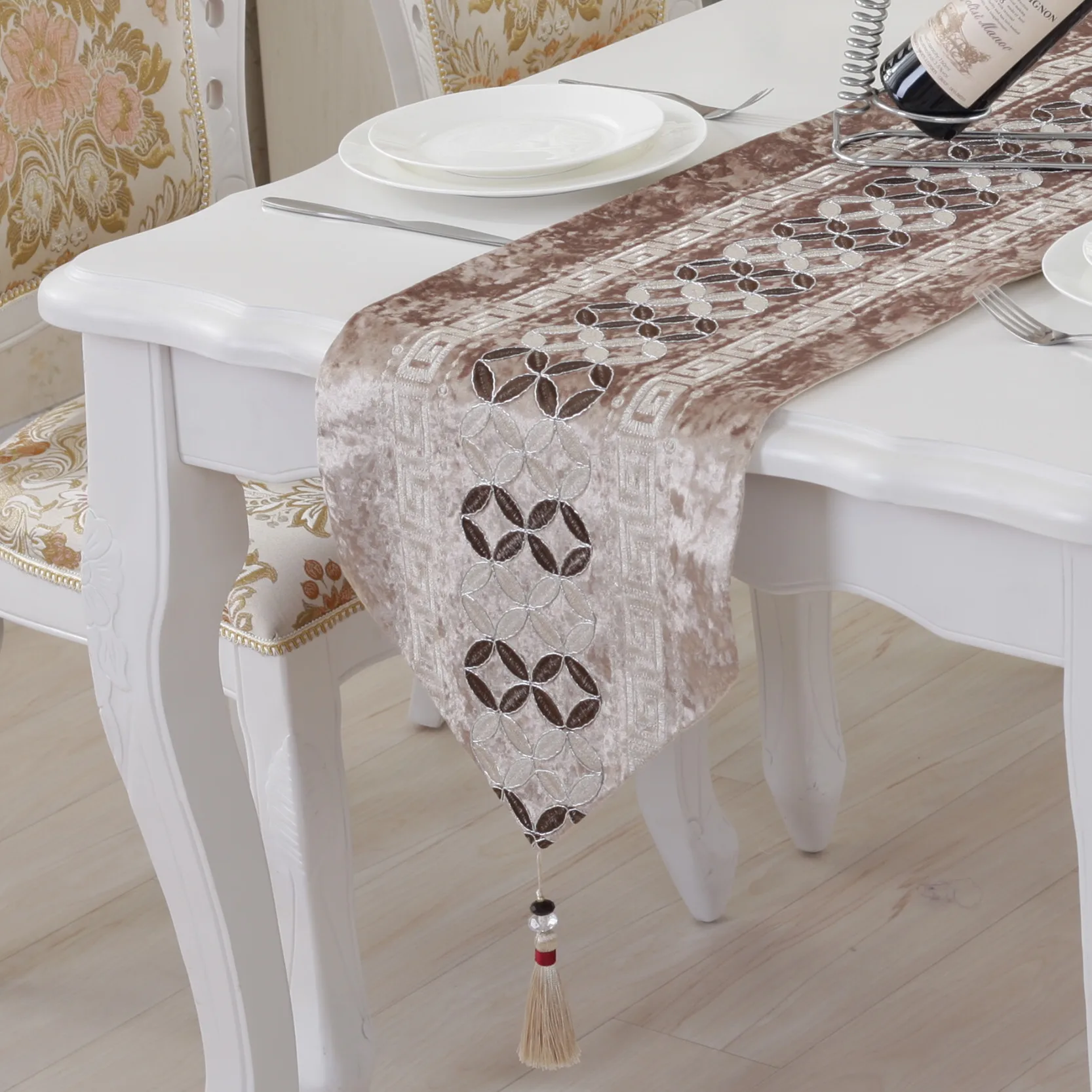 7 Colors New European Modern Minimalist Fashion High-grade Coffee Table Runner Table Cloths Bed Classical Bed End Cloth