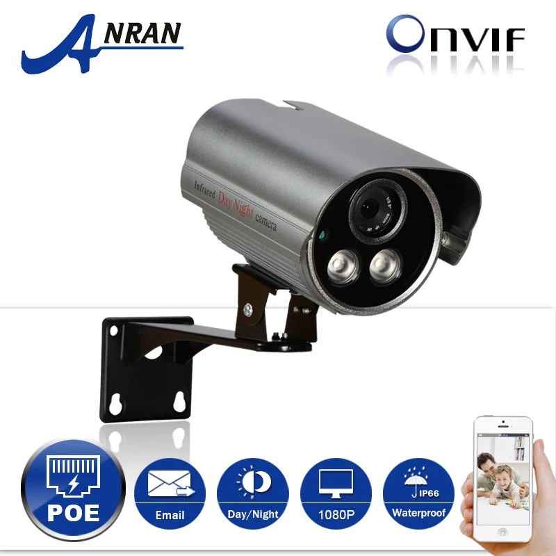 

Onvif Build-in PoE Module 1080P Megapixel HD Array IR Night Vision POE Camera Outdoor Security IP CCTV Surveillance
