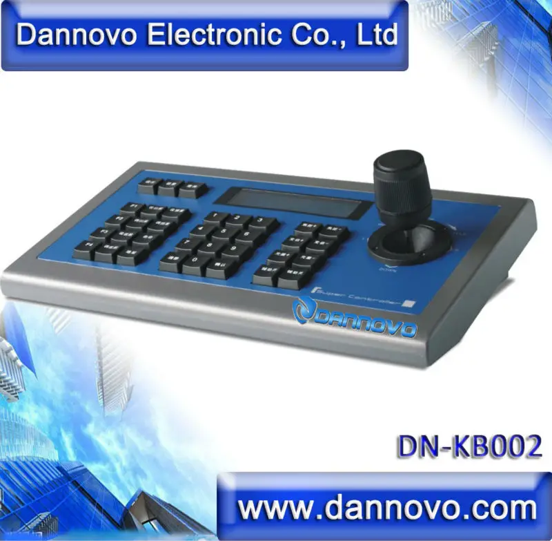 Free Shipping DANNOVO PTZ Keyboard Controller LCD display,RS485,RS422,RS232,Pelco-P/D,VISCA(DN-KB002)