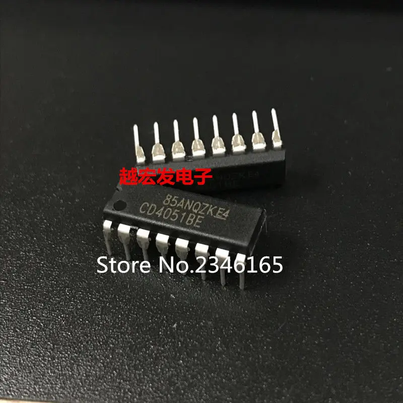 

10PCS CD4051BE DIP16 CD4051 DIP new and original IC